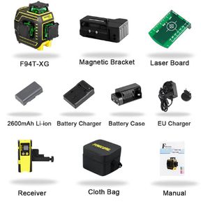 F94T-XG 2 12 Lines 3D Green Laser Level Self-Leveling 360 Horizontal And Vertical nivel laser(F94T-XG)