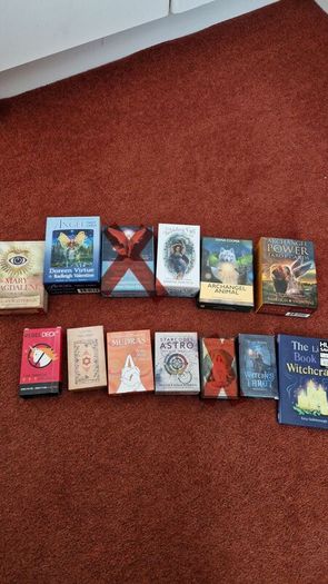 Tarot and Oracle card decks