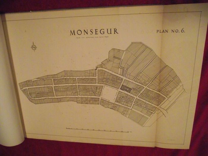 8 X 19th Century French walled city plans - 1816 to 1845