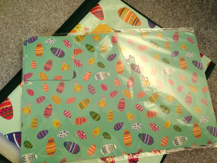 Easter Table Cloth and x6 Place Settings