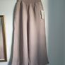 Wide Leg Linen Blend Trousers Size Large Image 5