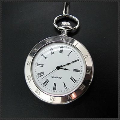 Large dial pocket watch and chain, Free Post
