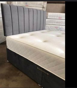 Brand New Double Divan Bed with Mattress