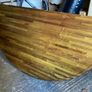 Large oak breakfast bar table Image 4