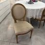 antique dining chairs and table Image 2