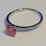 14k Gold ring with 1.03 ct Lab-Grown Diamond, 0.85 ct main pink diamond cerified by IGI and Laser inscripted excellent cut Image 3