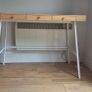 IKEA desk with bamboo top Image 5
