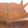 butchers pig silhouette sign Image 3