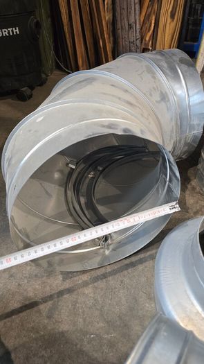 Spiral Duct fittings, ventilation ducting