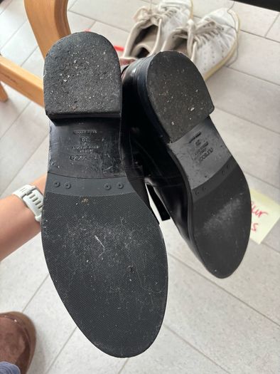 Leather shoes boots