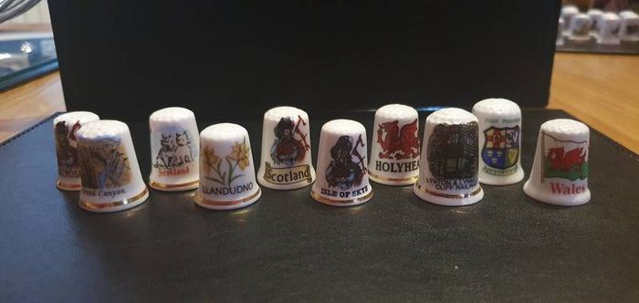 Collection of Bone China Countries of The World Themed