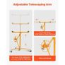 3353mm Drywall Lift, Heavy-Duty 68 kg Sheetrock Hoist with Adjustable Telescoping Arm, Lockable Wheels Image 3