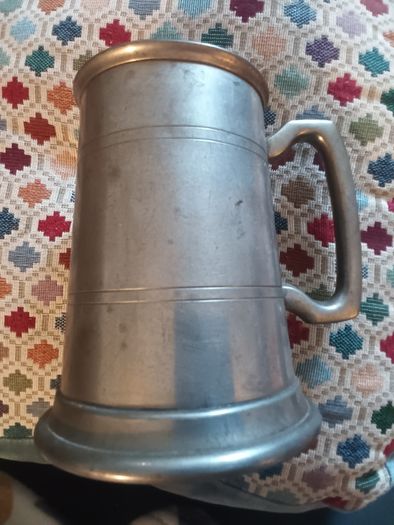 Vintage Sheffield Pewter Mugs/Tankards x 2