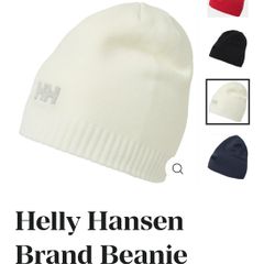 Helly hansen white beanie bnwt