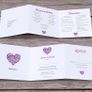 Heart Wedding Invites Image 2