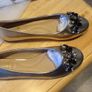 Ladies Silver Flat shoes Image 3