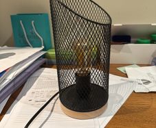Dimmable Industrial Metal Mesh Lamp
