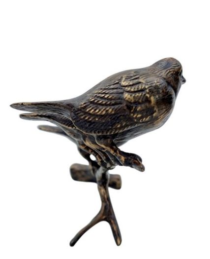 3 Sparrows On A Branch ( 21cm)- Bronze