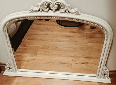 Decorative Arched Overmantle Mirror