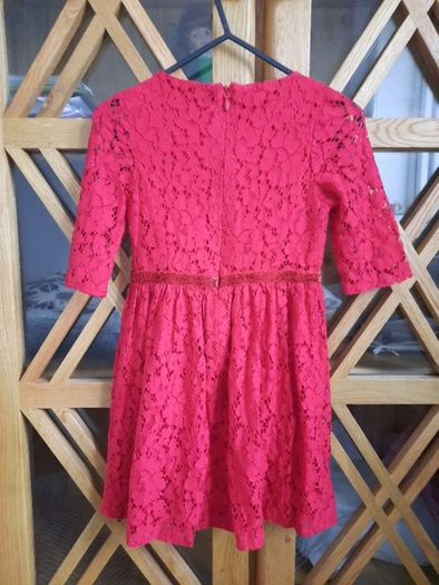 Red dress girls size 7-8 years Christmas