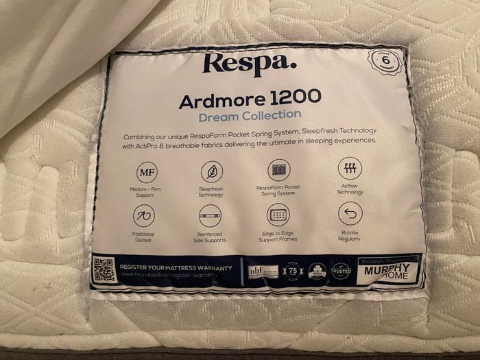 Bed and Mattress (King Size)