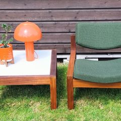 Mid Century Vintage Crannac Bunbeg Chair & Coffee Table
