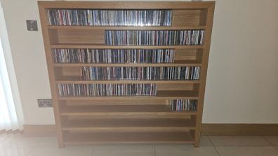 CD Storage - Custom Made Oak