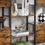New Bookcase With 14 Shelves (Brown or Greige)  FREE P&P Image 3
