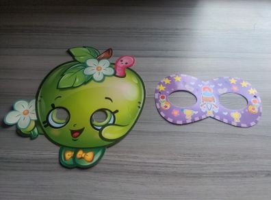Light cardboard kids masks