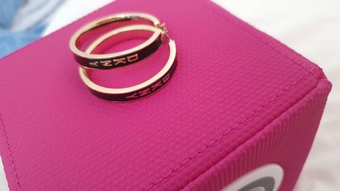 DKNY hoop earrings