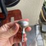 Matt nickel grey knobs and handles for cupboards or doors Image 2