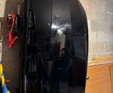 Exodus 470L roof box and 4 bike tow hitch carrier
