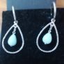 silver pandora earrings Image 4