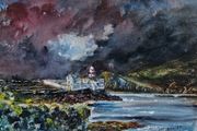 Valencia lighthouse watercolour