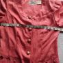 Vintage 80s 90s coral Andrea Gayle blouse size small Postage included Image 9