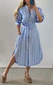 New Zara ZW collection midi 100% cotton dress