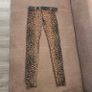 Animal print Ruched bum leggings with belt loops, size 10 Image 5