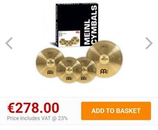 meinl cymbal set