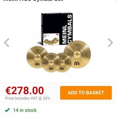 meinl cymbal set
