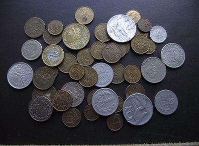 A Lot of 120+ grams of Polish coins
