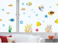 main image for ad Nice Colour Fish Bathroom Kids Nursery Children Wall Stickers