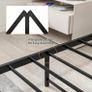 King Size Bed Frame with Wooden Headboard Image 5