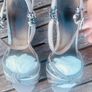M&S Ladies Nude Wedge Sandal Size 6 Image 9