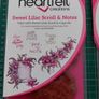 Heartfelt- die and stamp set- Sweet Lilac Image 2