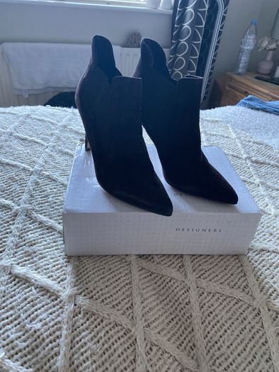 Brown leather Paul Costello suede Boots