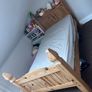 Single bed solid pine wood Image 3