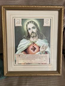 Vintage Sacred Heart of Jesus