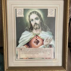 Vintage Sacred Heart of Jesus