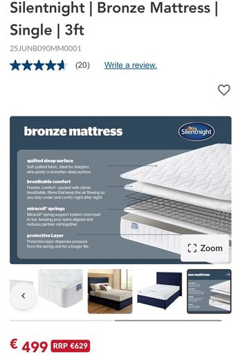 Child's Bed/ Mattress (Barely Used)