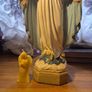 Vintage Statue of Mary. Mary Shrine Statue. Holy Statue. Image 3